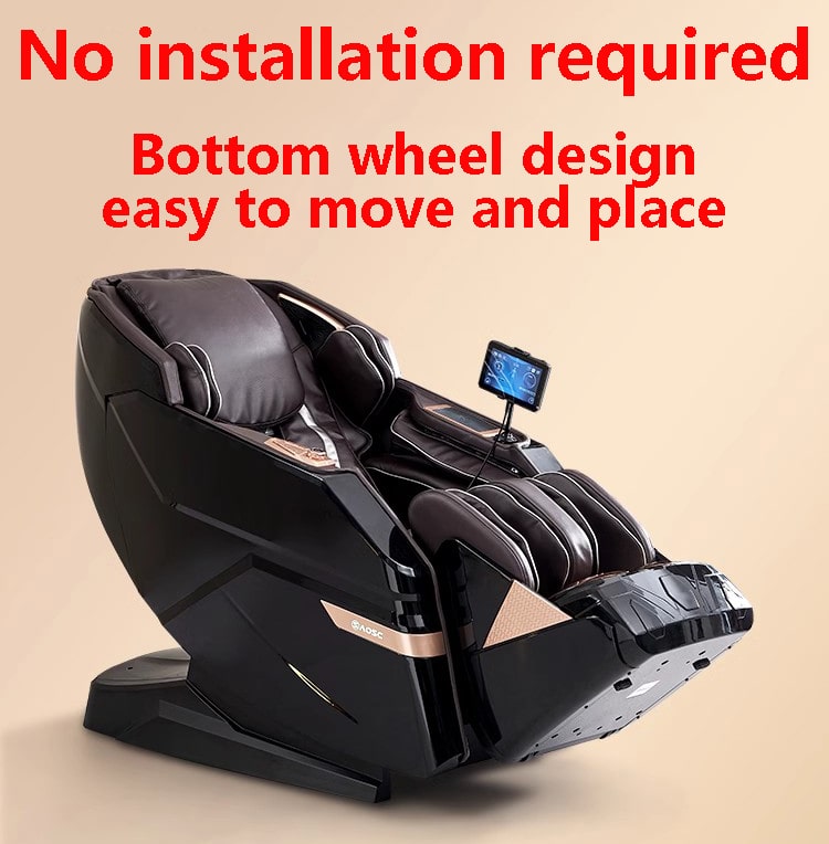 massage chair bottom wheel design,easy to move and place