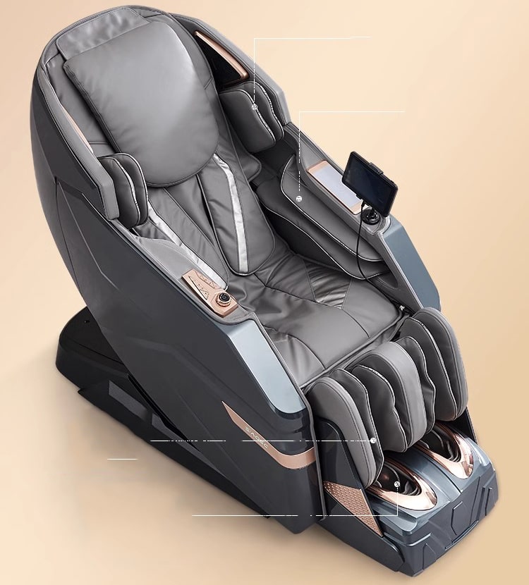 Massage chair placed in a living room, enhancing home comfort